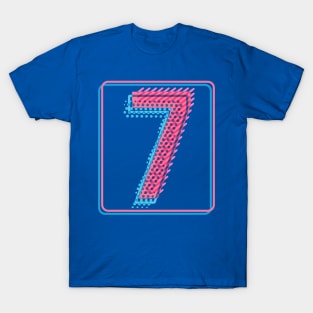 My lucky number Seven 7 T-Shirt